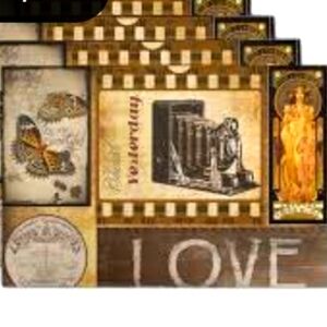 Vintage Style Cinema Table Placemats - SET OF 4